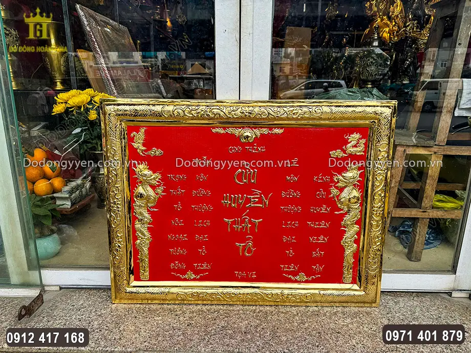 Vật phẩm thể hiện tấm l&ograve;ng hiếu k&iacute;nh của gia chủ với &ocirc;ng b&agrave; gia ti&ecirc;n